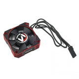 Slidelogy Aluminum Case Storm Cooling Fan 35mm Red For 1/10 1/8 RC Maxx XMaxx