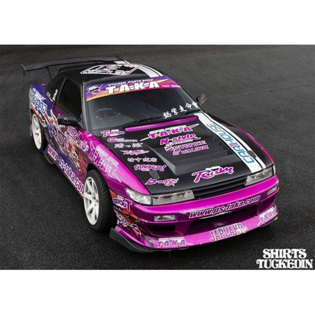 Addiction RC 1 10 Nissan S13 Silvia FUJIO Edition Clear Body Set For 1