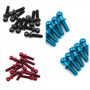 Slidelogy Aluminum 4.8MM Ball Stud 10mm 10pcs various colours