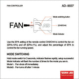 Team AD FAN Controller + FAN various colours