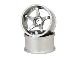 G-Force GD043 N-Type Drift Wheel/+8 or 6mm /Mat Silver