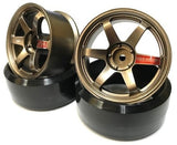 TE 37 Sports WHEEL HIGH TRACTION TYPE BRONZE METAL 6mm 8mm [LAB] LWH-0306BR LWH-0308BR