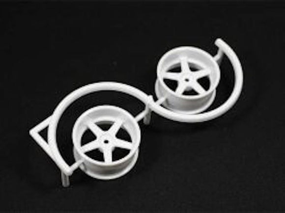 RP-6113W6A - Racing Performer Drift Wheel 5 spoke 01 (6mm Offset·White·2pcs