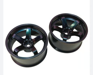 Topline tdw 082mj five spoke rota style wheels 8mm offset