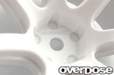 Overdose / OD2678B / R-SPEC Work Emotion T7R / Color: White / Offset: 7mm (2pcs)