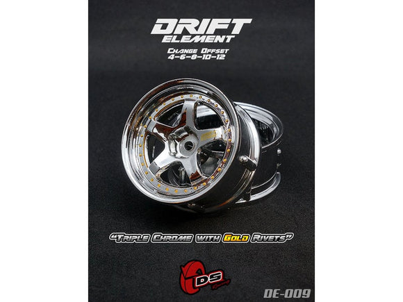 Rc Drift Wheels ds racing de 009  Asbo Rc  set of 2