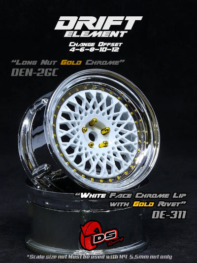 DS Racing / DE-311/ Drift Element Mesh Wheel Adj. Offset (2pcs)