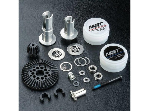 MST / 210520 / RMX Rear Shaft Ball Differential Set 40T - 13T