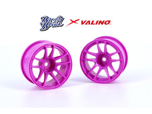 Overdose / BB-RW-016 / R-SPEC Valino N820S Wheel 26mm / Color: Purple or pink  / Offset: 7mm (2pcs)