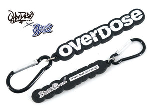 (Overdose / BB-KE-00 / Rubber Keychain OVERDOSE  Logo Type