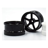 BLACK DP5 Drift Rims 6 or8mm OFFSET (HIGH TRACTION) [Reve D] RW-DP5K8