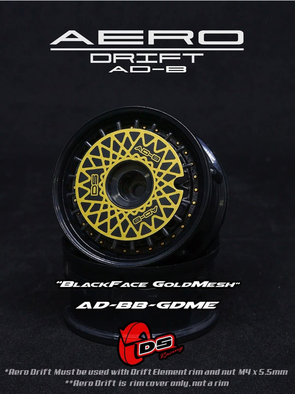 Aero Drift flat AD-AB black white with gold