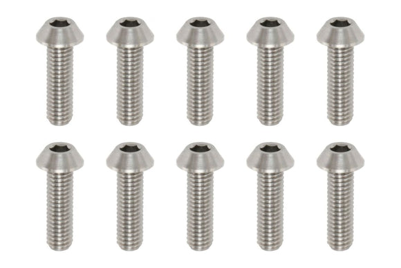 RP-041101A - Racing Performer Precision Machined Tititanium BH Socket Screw M3× various lengths(10pcs)