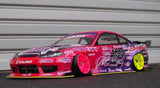 ADDICTION RC NISSAN S15 SILVIA MIKI TAKAGI HIGH GRADE BODYSET W/ PS TAKA LIVERY AD-HB7A