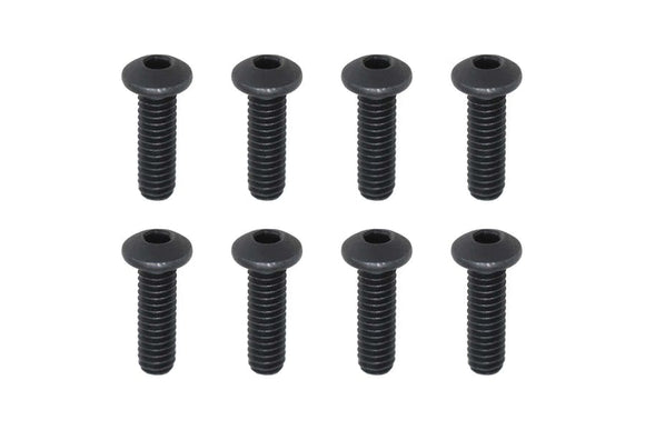 ZC-BH258 - Yokomo M2.5x8 Button Head Socket Screw 8pcs