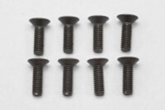 Yokomo M2.5×8mm FH Socket screw (8pcs)