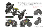 Mst rear gear box set for rmx