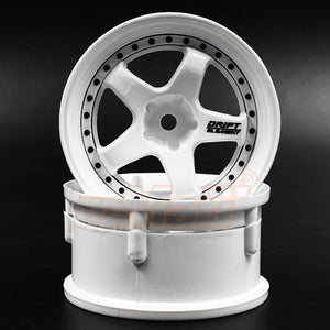 Ds racing wheels black rivets x2