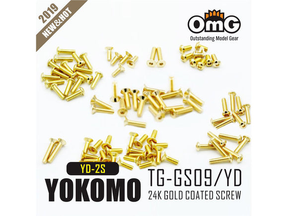 RC OMG - TG-GS09/YD - Golden Screw Kit for Yokomo YD-2S